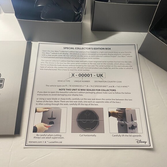 Disney Propel Star Wars Quadcopter: Tie Fighter Collectors Edition Box - Picture 12 of 16